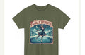 T-shirt illustrer-La Famille Démentiel : patins  sur le lac gelé