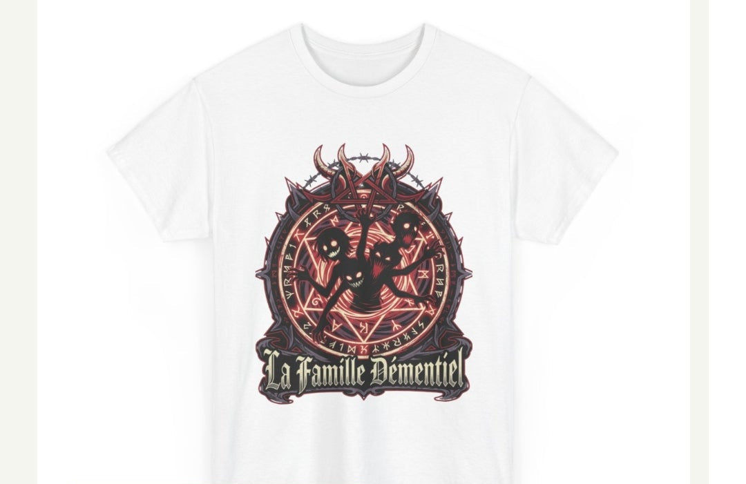 T-shirt Dark Fantasy-La Famille Démentiel : nouveau #01