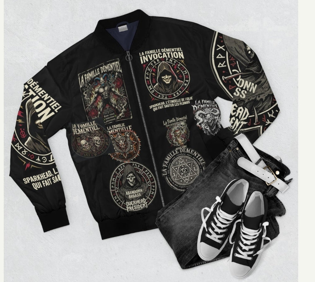 Manteau Bomber Dark Fantasy-La Famille Démentiel : SPARKHEAD