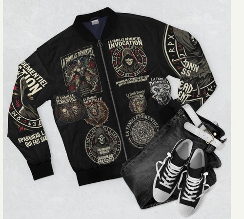 Manteau Bomber Dark Fantasy-La Famille Démentiel : SPARKHEAD