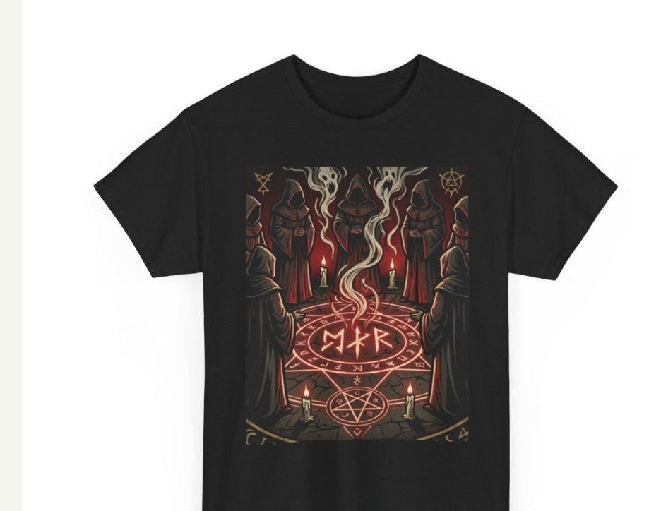 T-shirt Dark Fantasy-La Famille Démentiel :Rituel magie