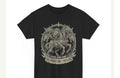 T-shirt Dark Fantasy-La Famille Démentiel : cheval aberration zombie