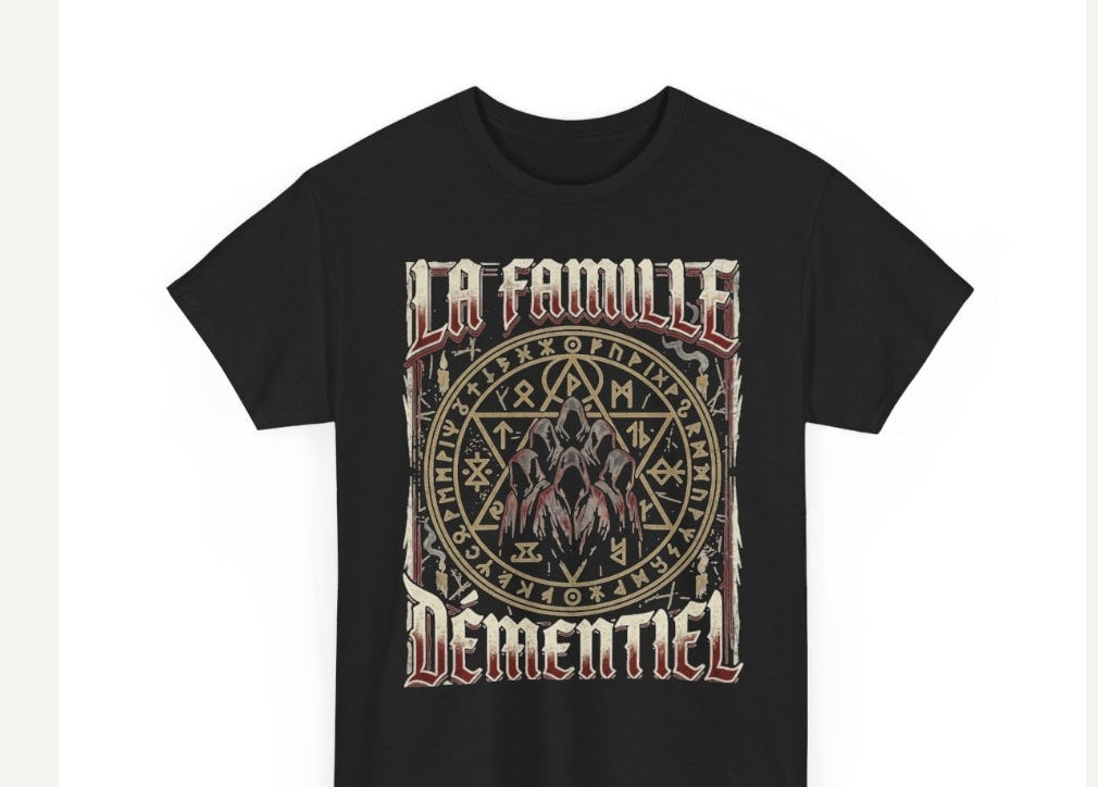 T-shirt Dark Fantasy-La Famille Démentiel : Rituel
