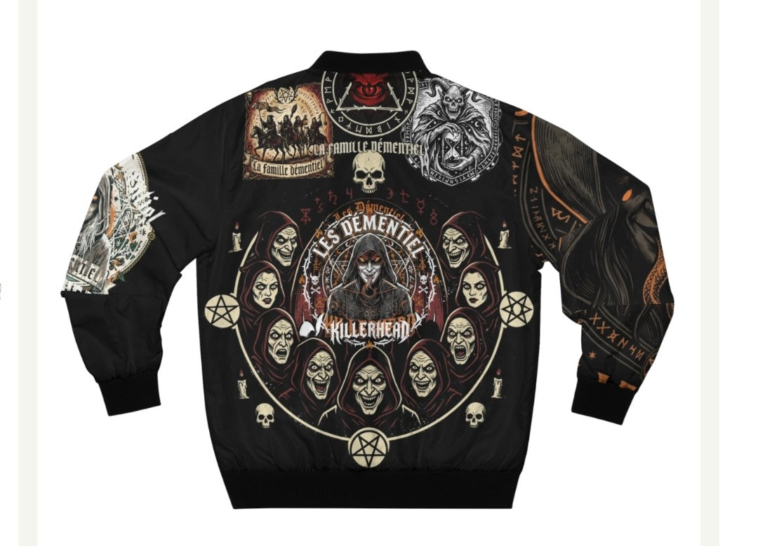 Manteau Bomber-Dark Fantasy-La Famille Démentiel : KILLERHEAD