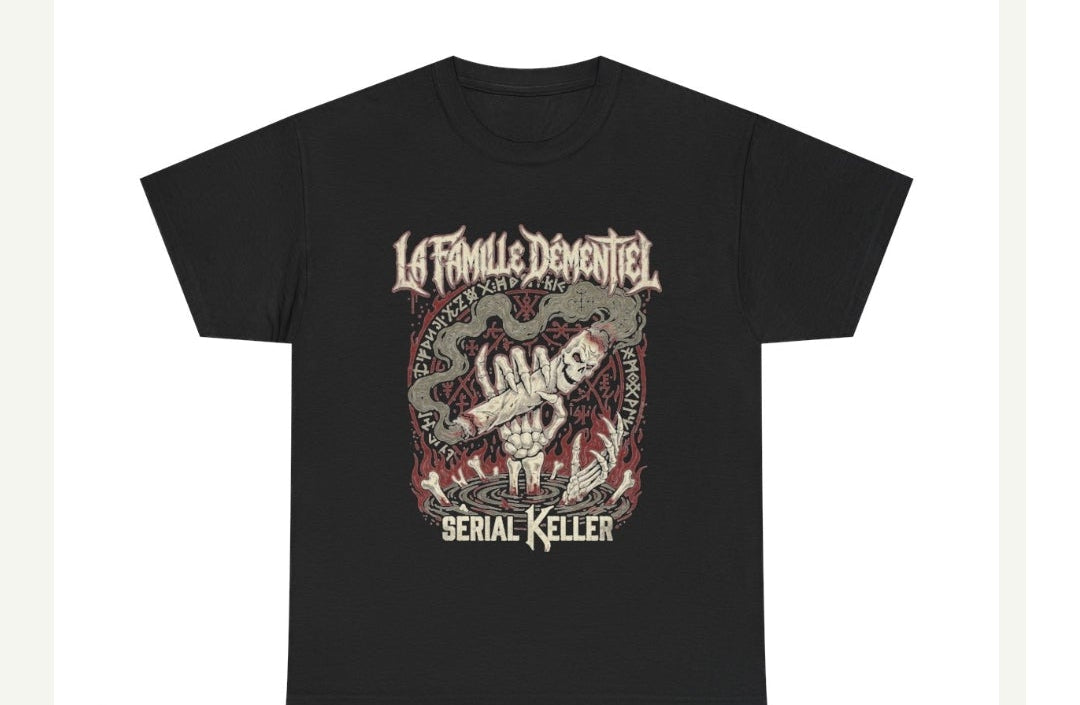 T-shirt Dark Fantasy-La Famille Démentiel :18 ans et plus serial Keller