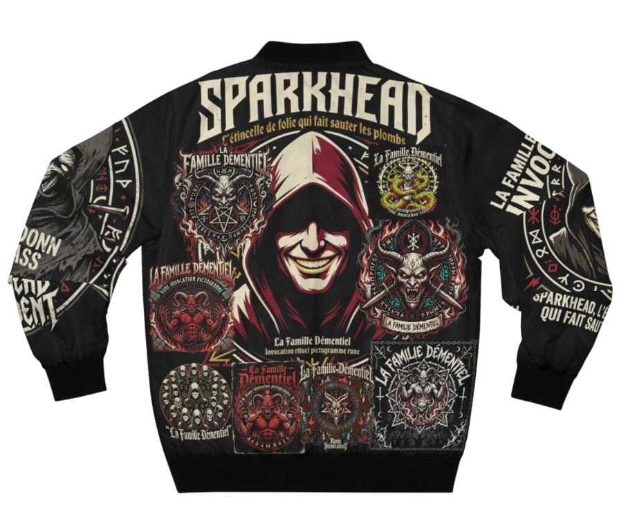 Manteau Bomber Dark Fantasy-La Famille Démentiel : SPARKHEAD