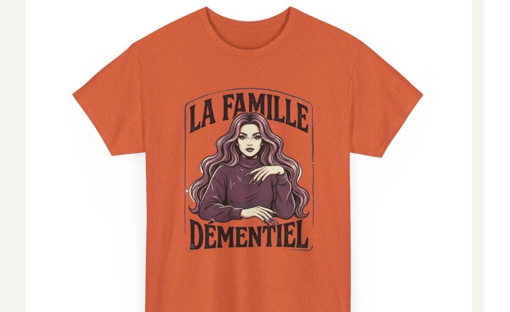 T-shirt stylé illustrer-La Famille Démentiel : autoportrait féminin