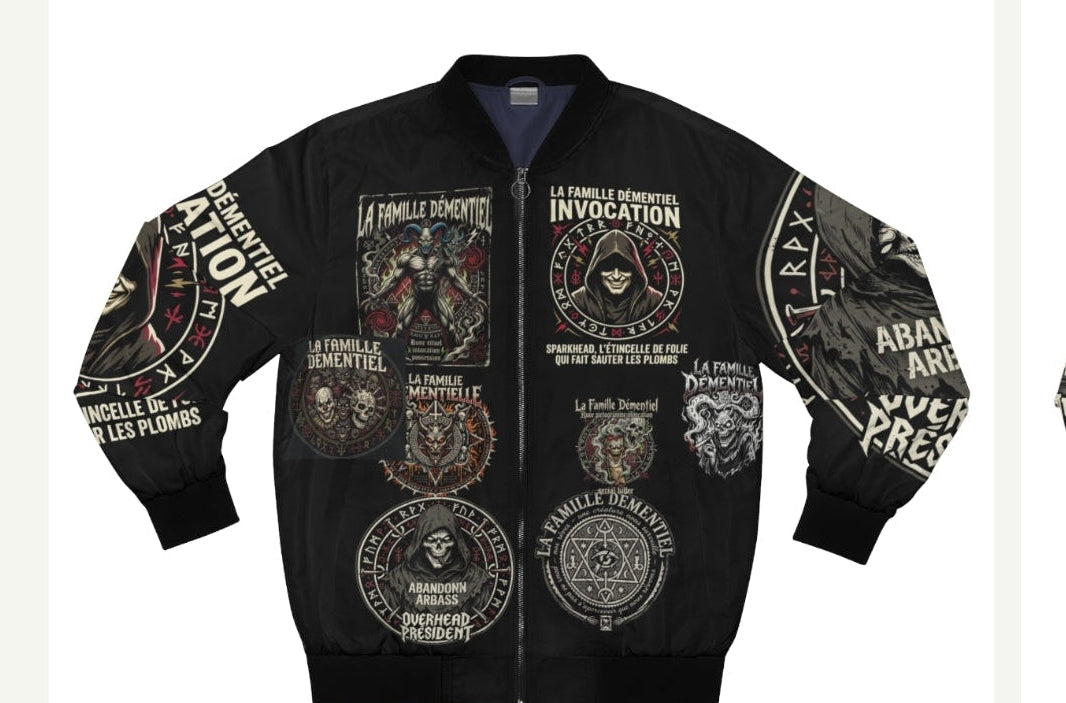 Manteau Bomber Dark Fantasy-La Famille Démentiel : SPARKHEAD