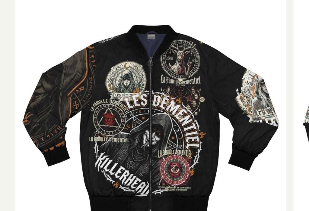 Manteau Bomber-Dark Fantasy-La Famille Démentiel : KILLERHEAD