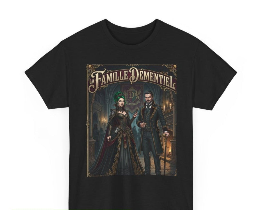 T-shirt Dark Fantasy-La Famille Démentiel : Série Femme