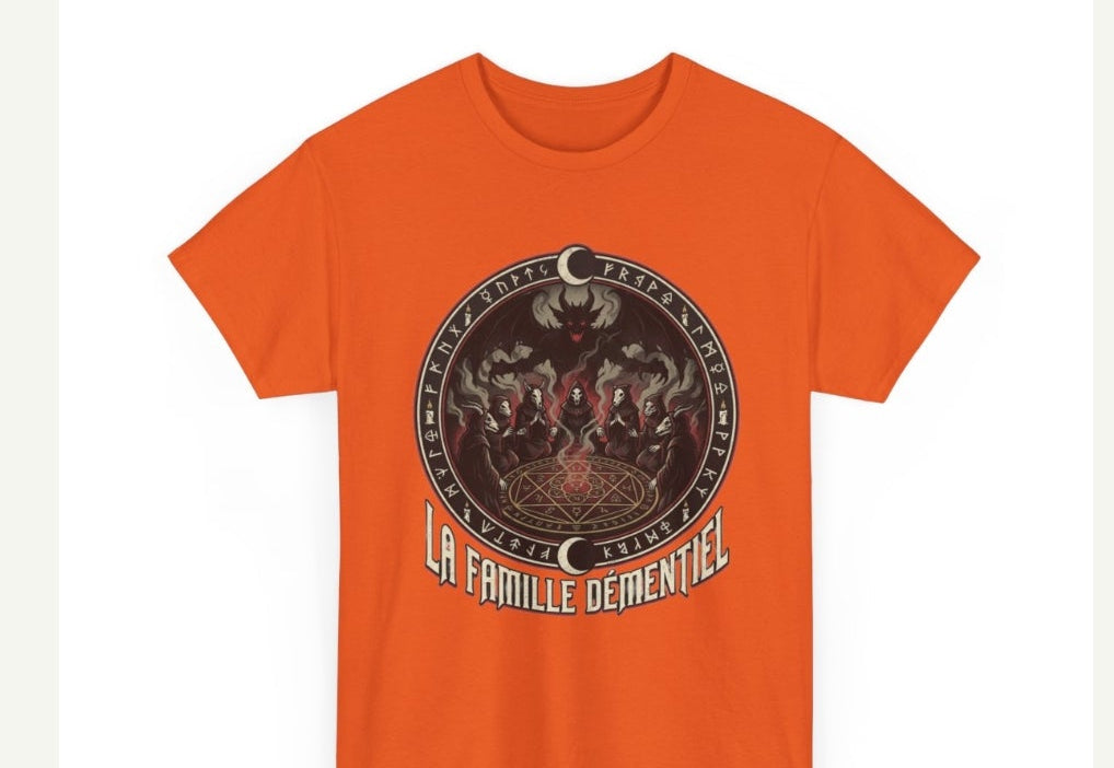 T-shirt Dark Fantasy-La Famille Démentiel :invocation