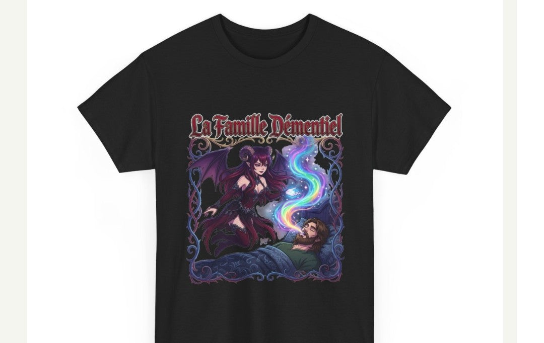 T-shirt Dark Fantasy-La Famille Démentiel : Femme succube